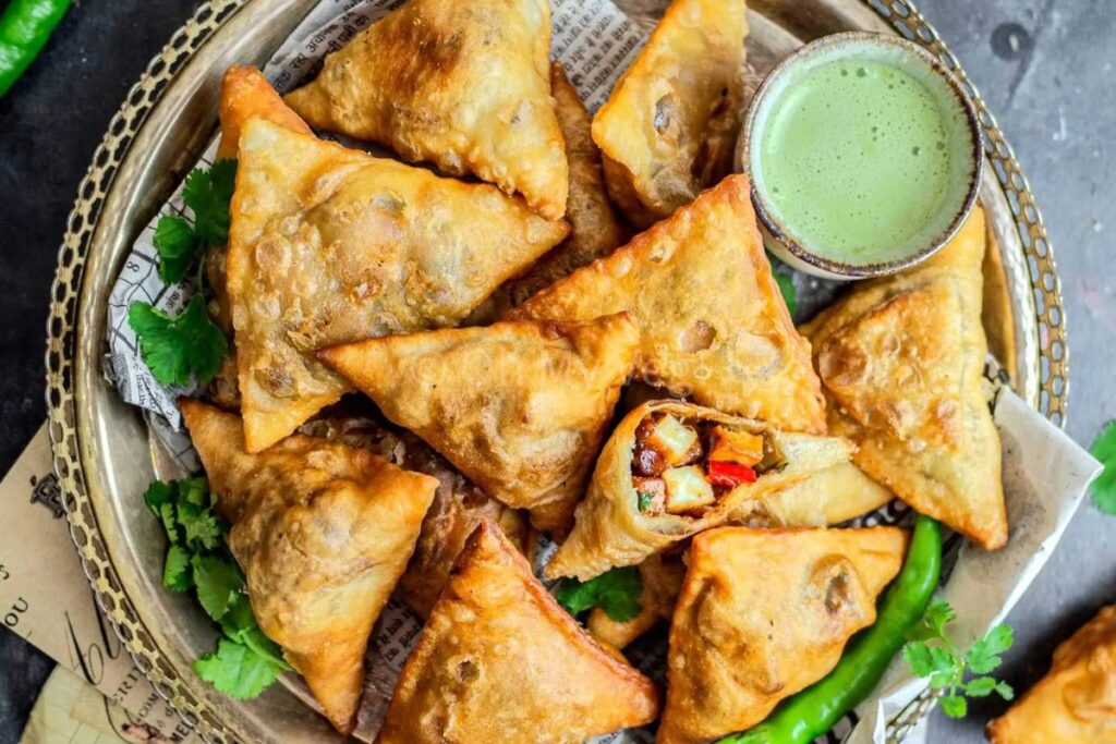 Paneer Samosas by Oh My Veg