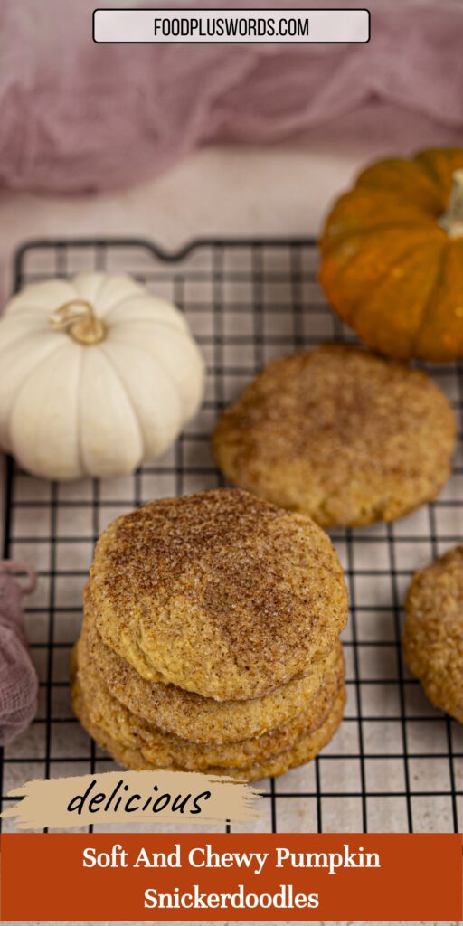 Pumpkin Snickerdoodle Cookies