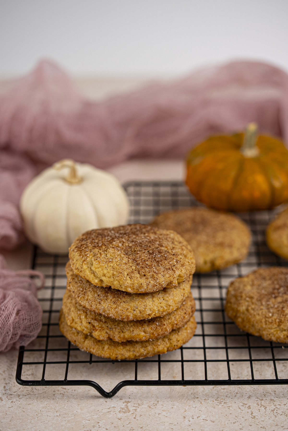 Pumpkin Snickerdoodle Cookies