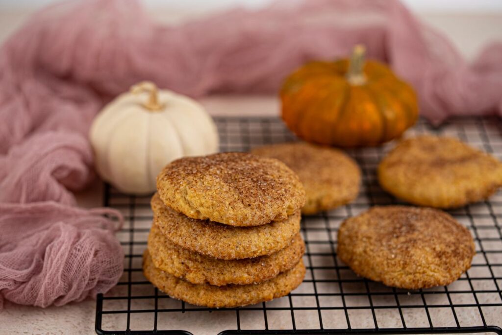 Pumpkin Snickerdoodle Cookies
