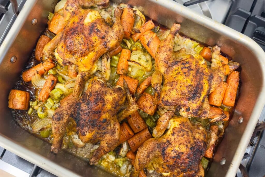 Roasted Cornish Hens by Jennifer Cooks