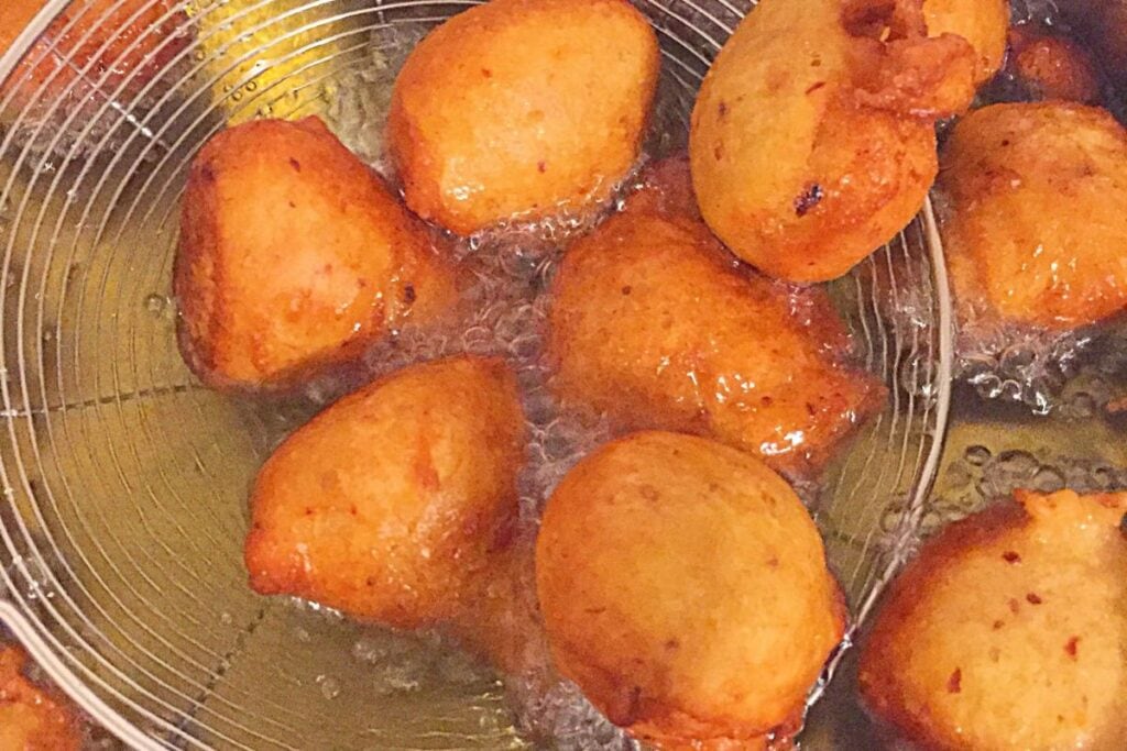 Spicy Plantain balls by My Diaspora Kitchen
