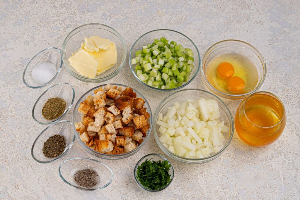 Traditional Stuffing Recipe ingredients