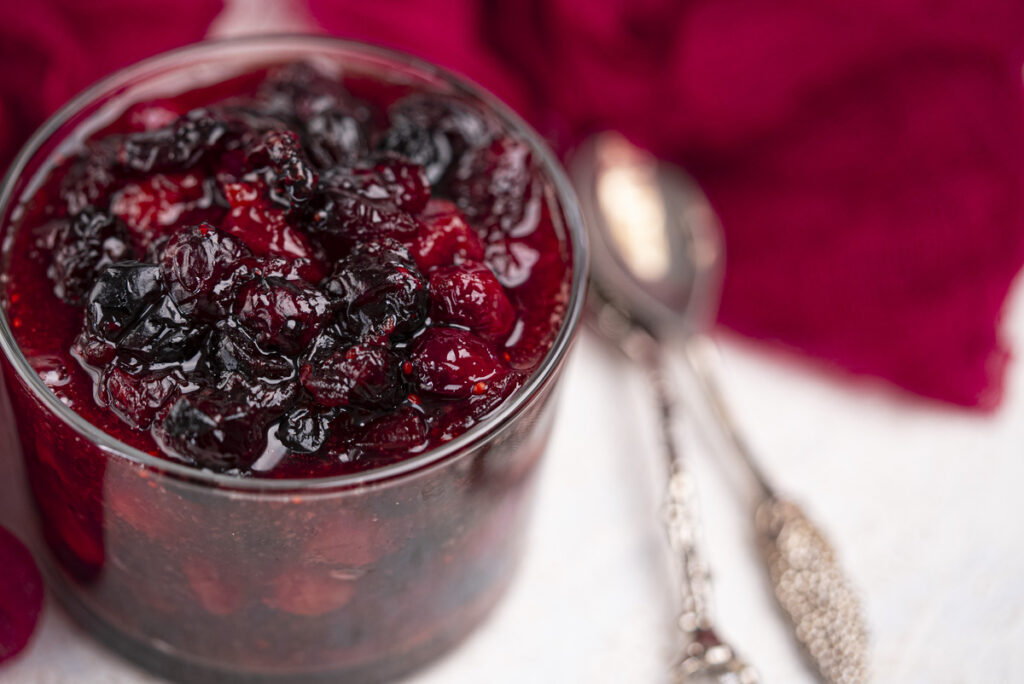 Bourbon cranberry sauce