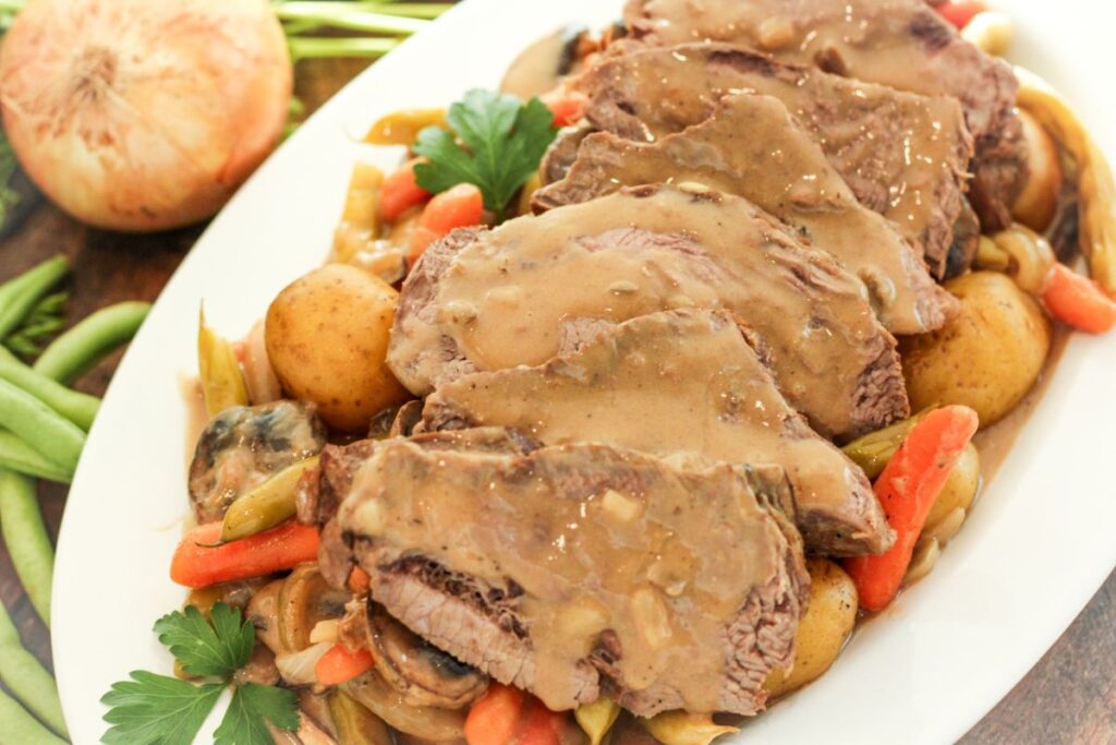 Whiskey Pot Roast by Dutch Oven Daddy