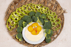 step 4 thanksgiving veggie tray