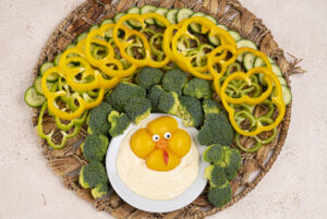 step 5 thanksgiving veggie tray