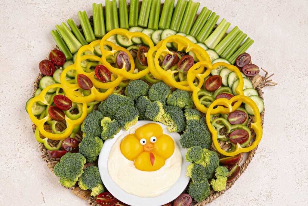 step 6 thanksgiving veggie tray