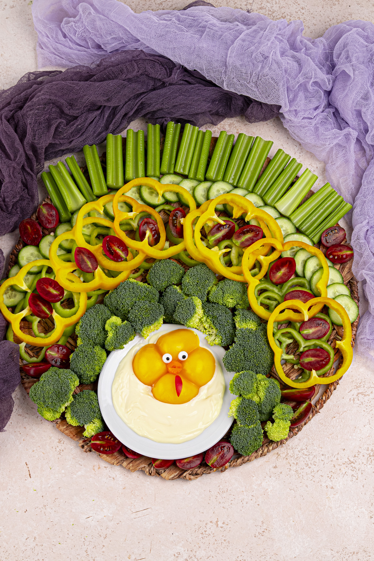 thanksgiving veggie tray
