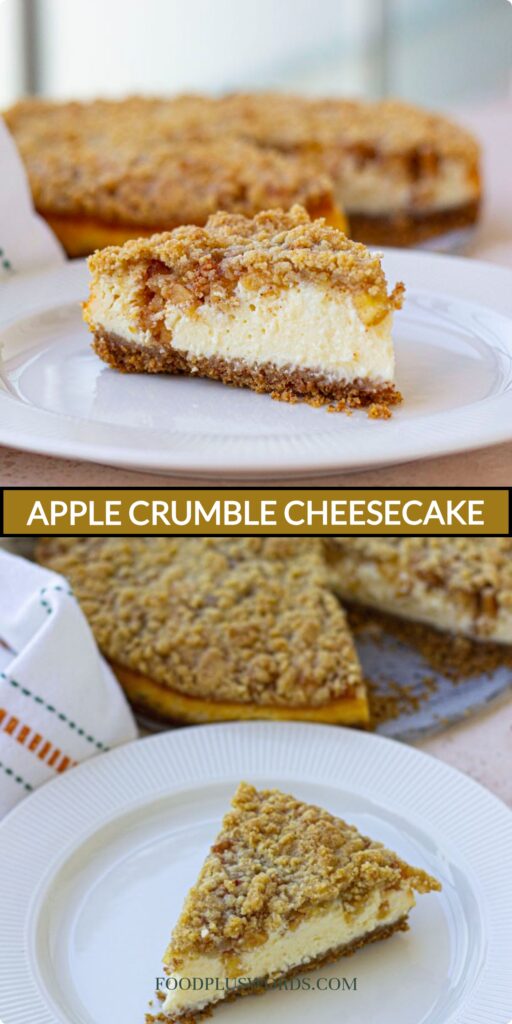 Apple Crumble Cheesecake