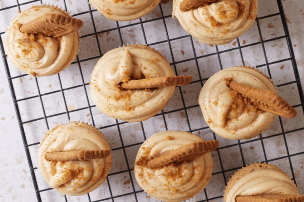 Biscoff Cupcakes by Our Home Made Easy