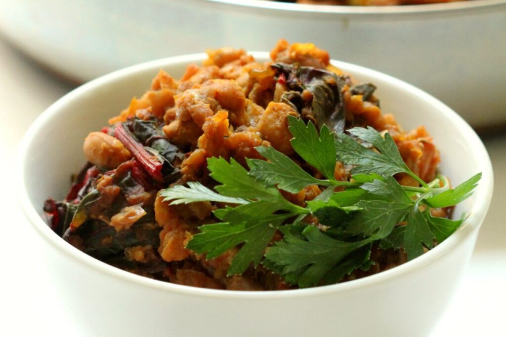 Black Eyed Pea Curry with Swiss Chard by Strength and Sunshine