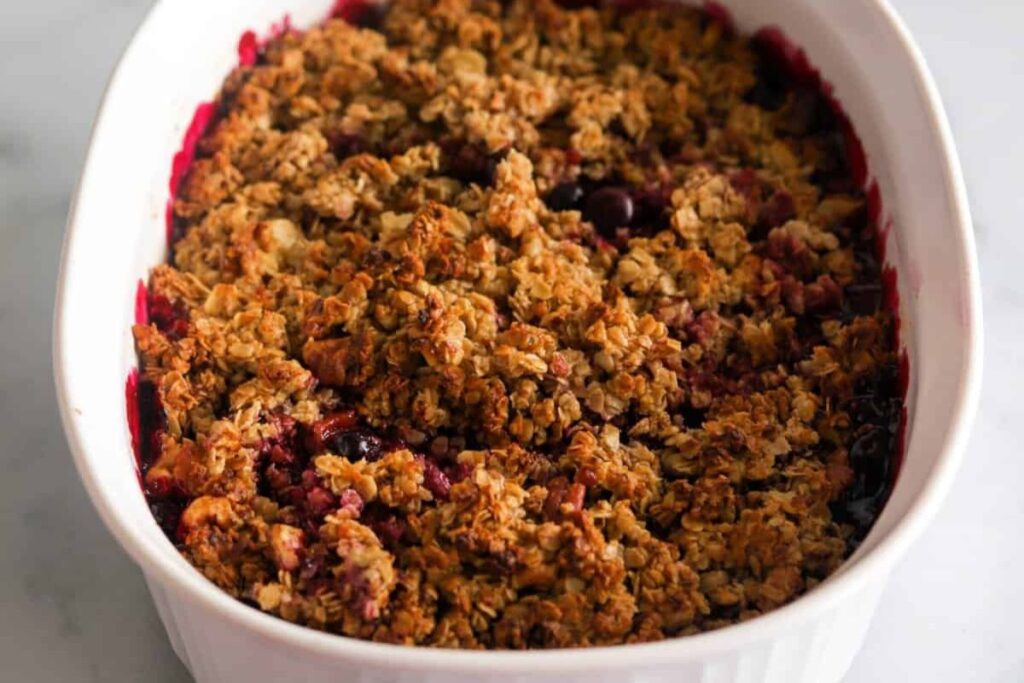 Blueberry Crumble by The Healthy Epicurean