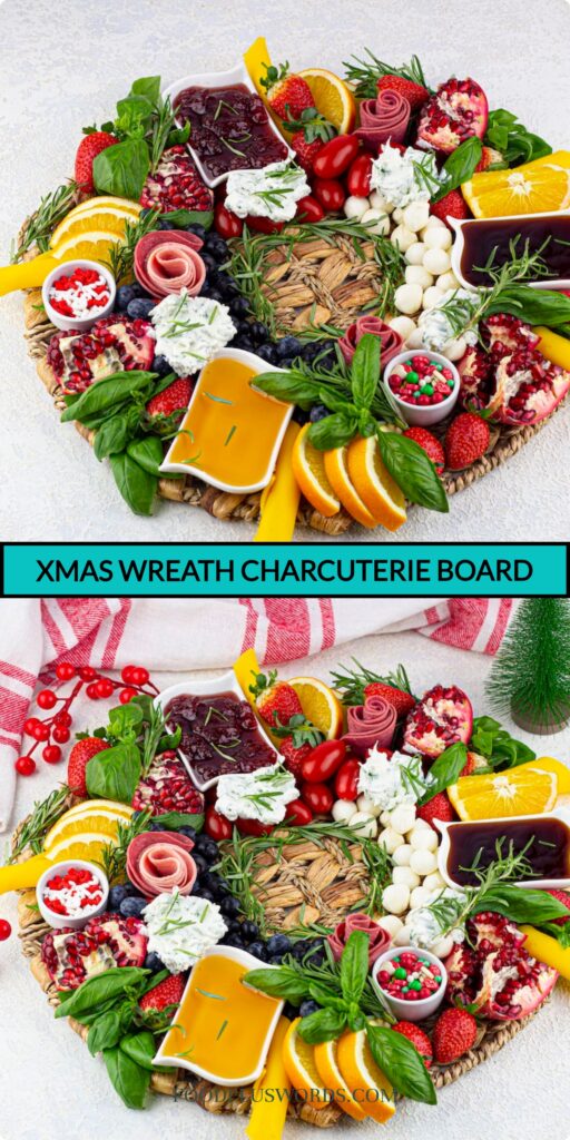 Christmas Wreath Charcuterie Board