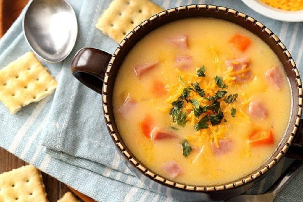 Ham and Cheese Soup by Chocolate Moosey