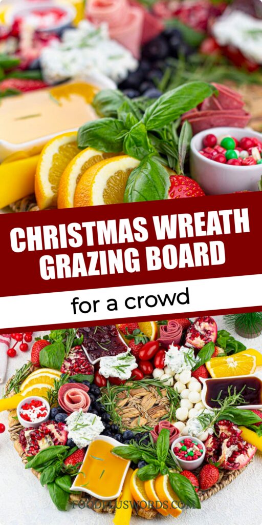 Holiday Wreath Charcuterie Board