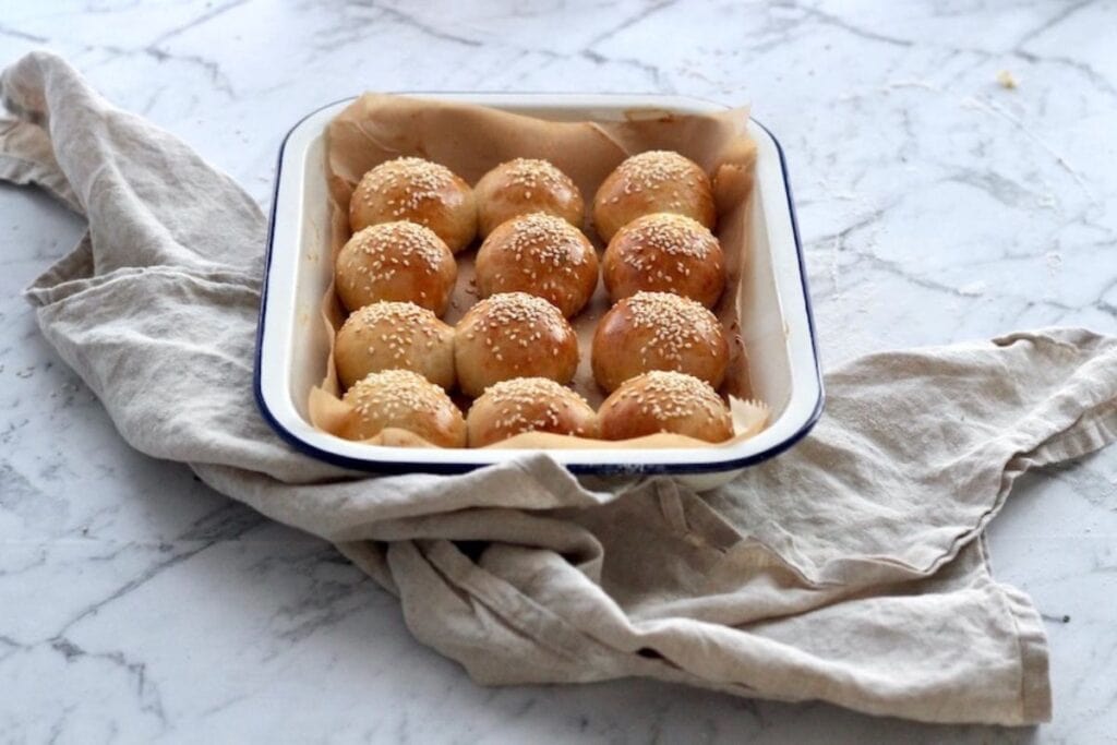 Mediterranean Cheese Stuffed Bread Rolls by Til Golden Brown