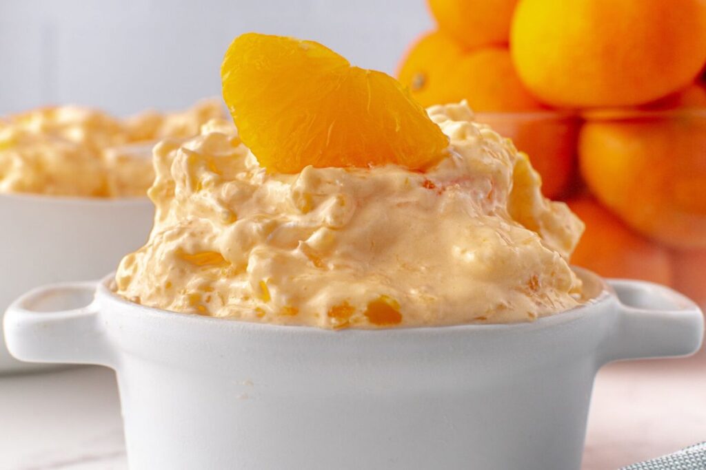 Orange Fluff Salad by This Farm Girl Cooks