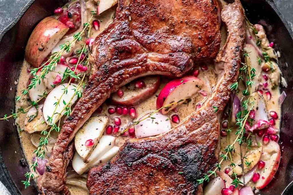 Pan Seared Pork Chops by Boulder Locavore