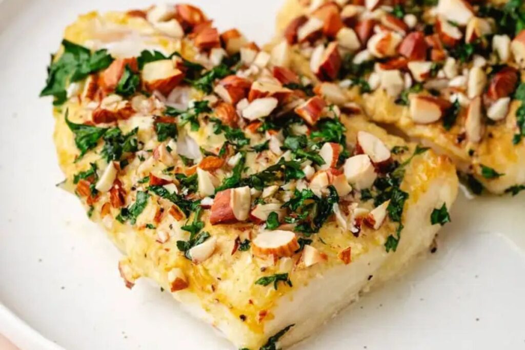 Simple Baked Almond Crusted Cod by When Salty and Sweet Unite
