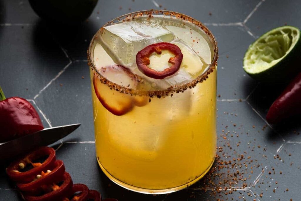 Spicy Mezcal Margaritas by The Sage Apron