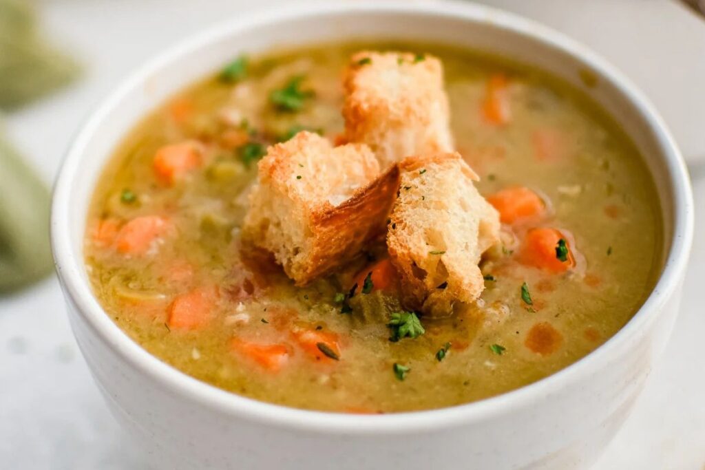 Split Pea Soup with Ham by The Forked Spoon