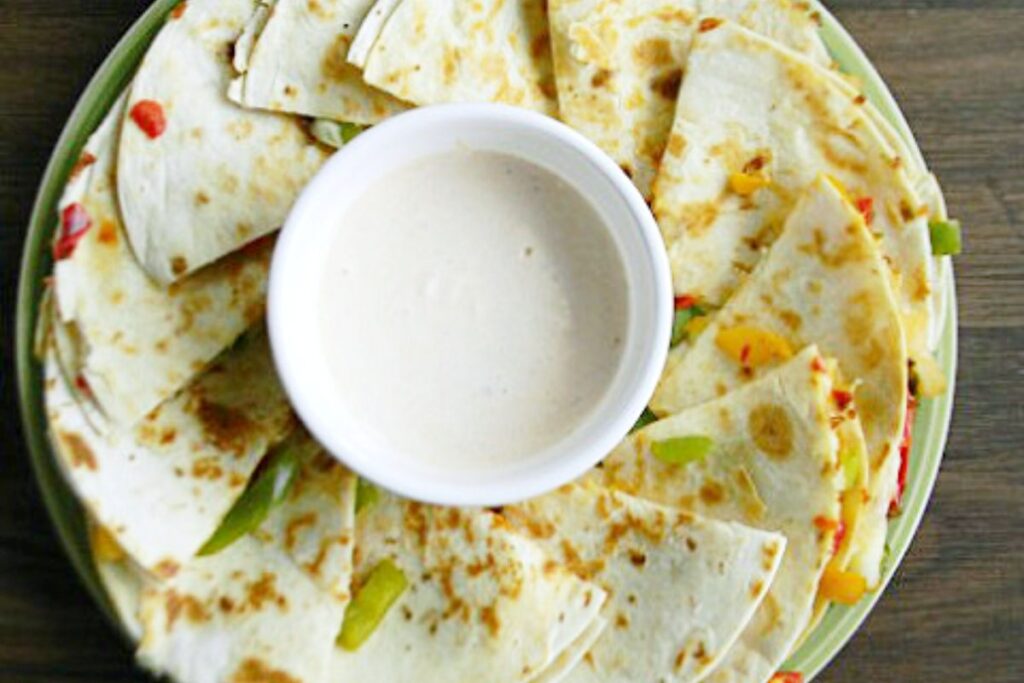 Tri Pepper Quesadillas by Moms Test Kitchen