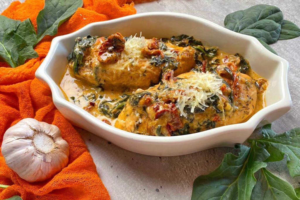 Tuscan Chicken by Corrie Cooks