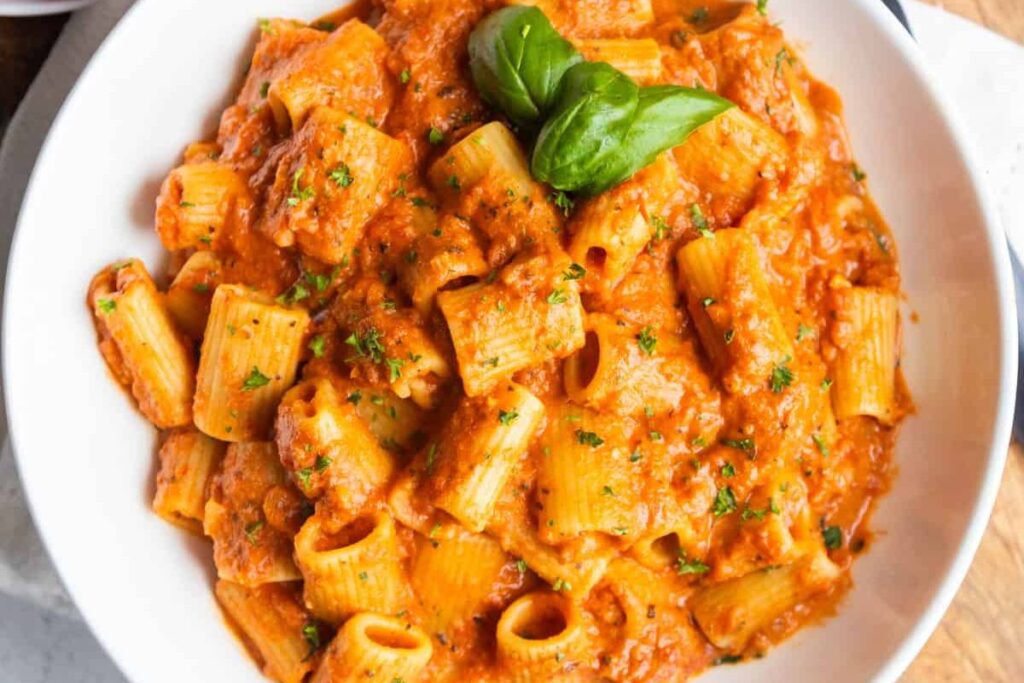 Vegan Pink Pasta by Becoming You with Julie