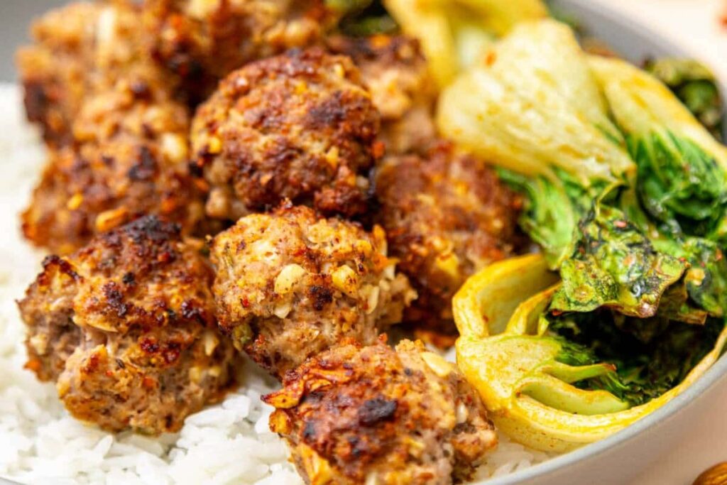 4 Ingredient Almond Flour Meatballs by Garlic All Day