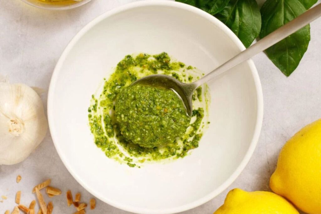 Almond Pesto with Lemon by Parsley and Parm
