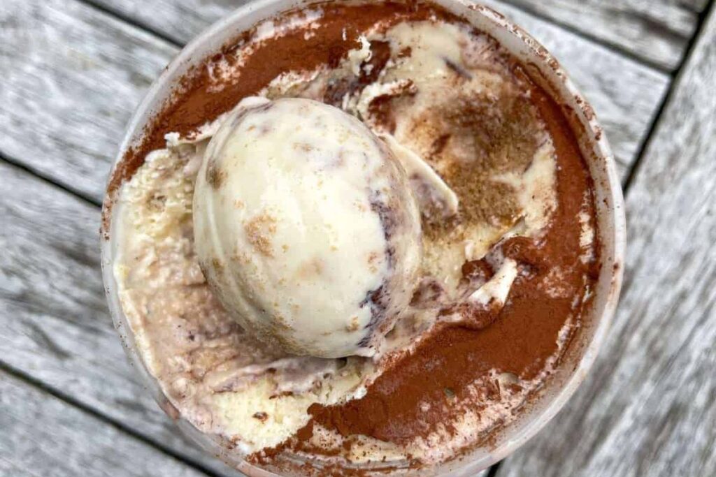 Amaretto Tiramisu Ice Cream by Salt Butter Smoke