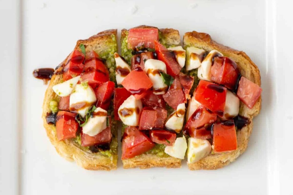 Caprese Bruschetta by Next Level Baker