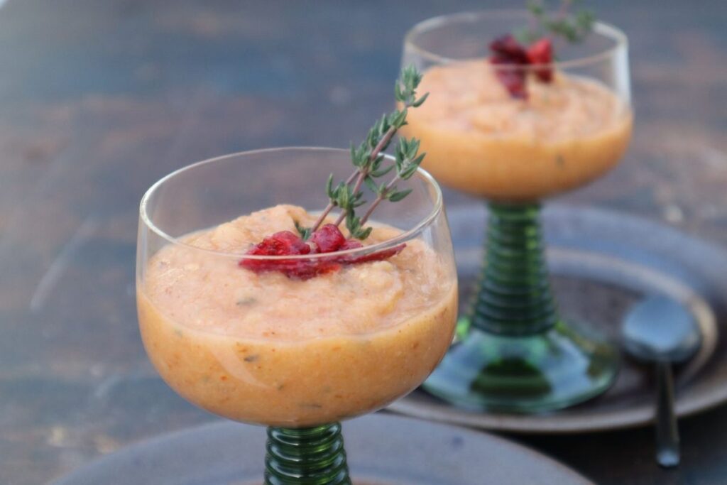 Cauliflower Pear Mousse Appetizer by Cook Me Free