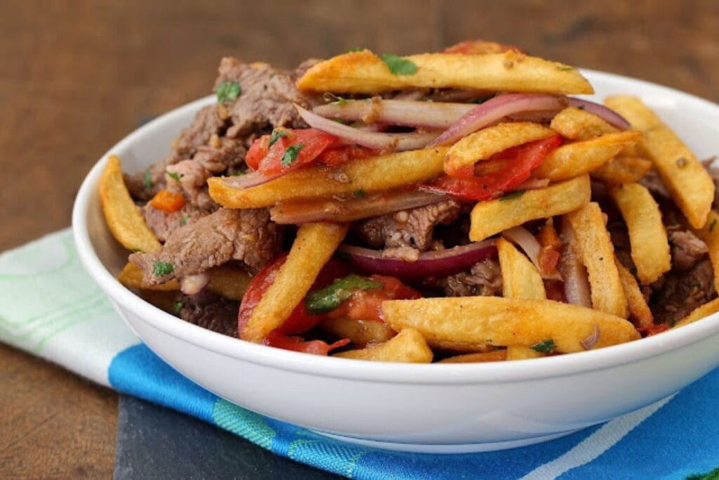 Chinese Peruvian Stir Fried Filet Mignon by Karens Kitchen Stories