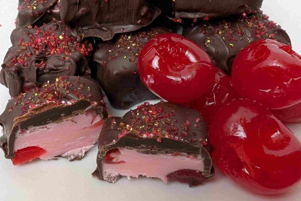Chocolate Covered Cherry Fudge by Loving Homeschool