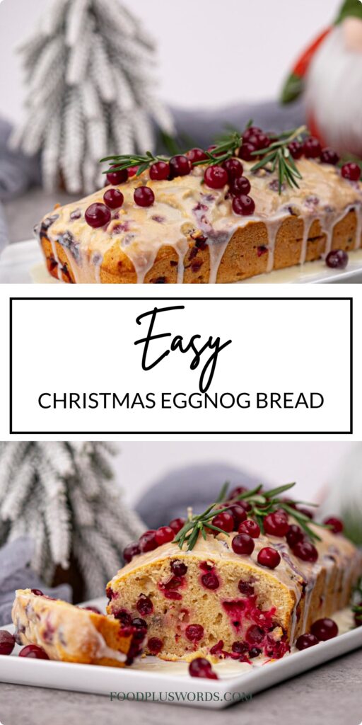 Christmas Eggnog Bread