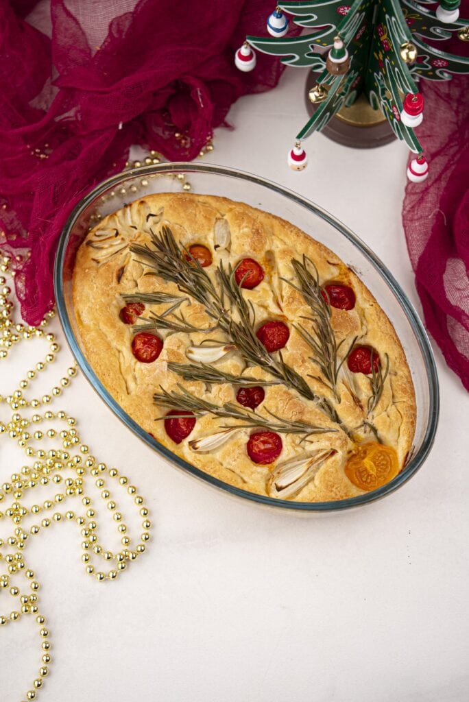 Christmas Tree Focaccia Recipe