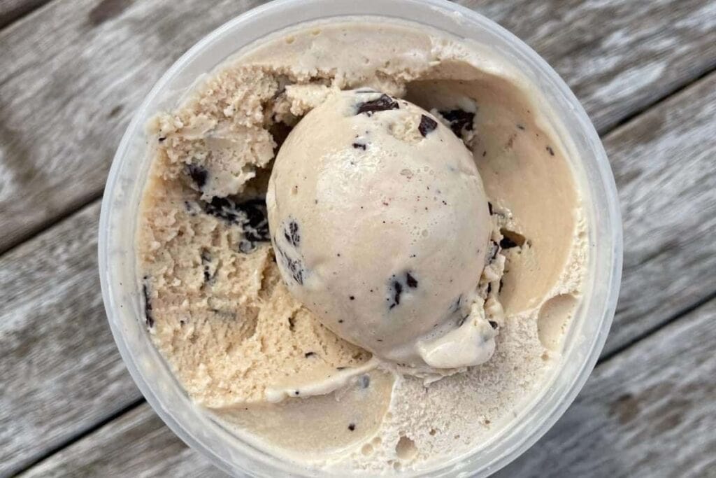 Coffee Stracciatella Ice Cream by Salt Butter Smoke