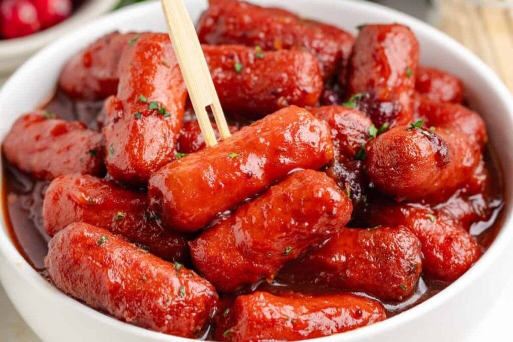 Cranberry Little Smokies by Semi Homemade Kitchen