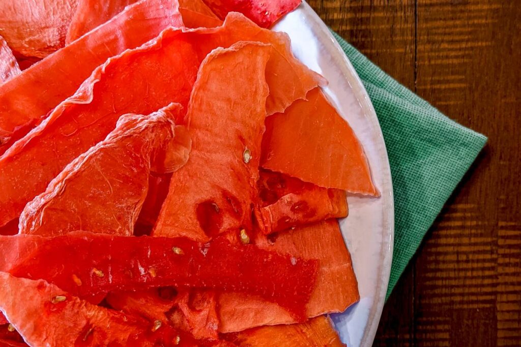 Dehydrated Watermelon by Peak to Plate