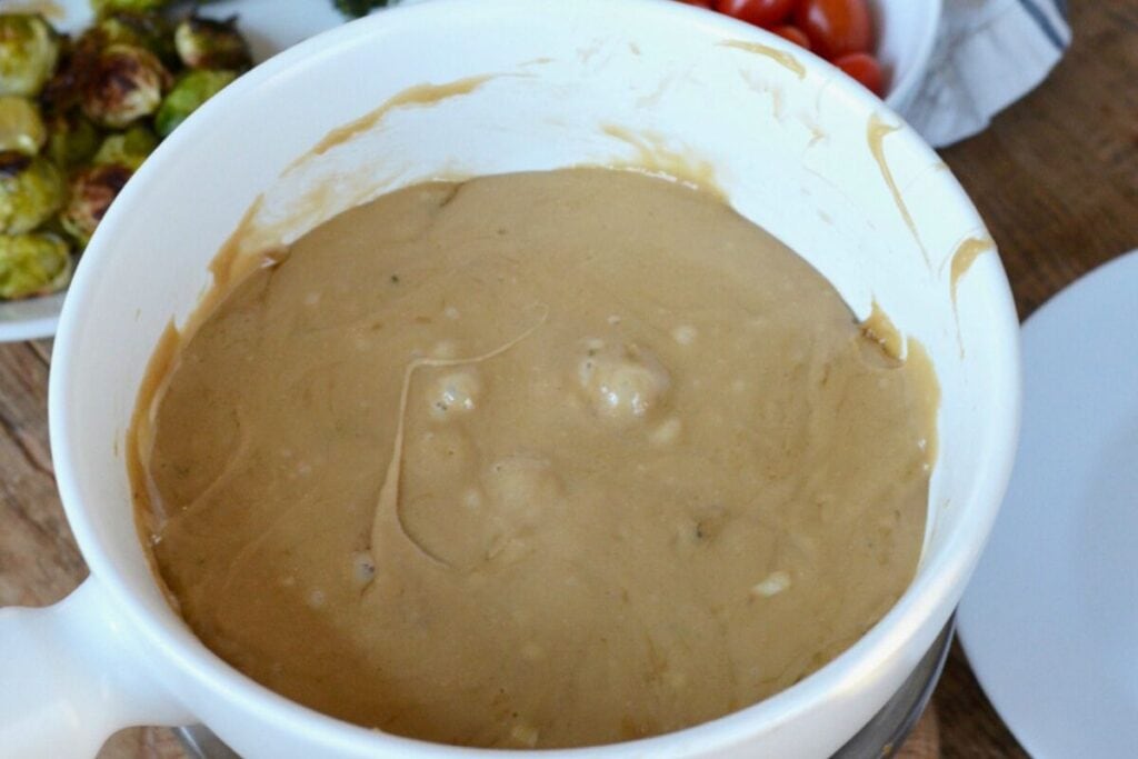 Easy Fondue with Roasted Veggies by 100 Days of Real Food