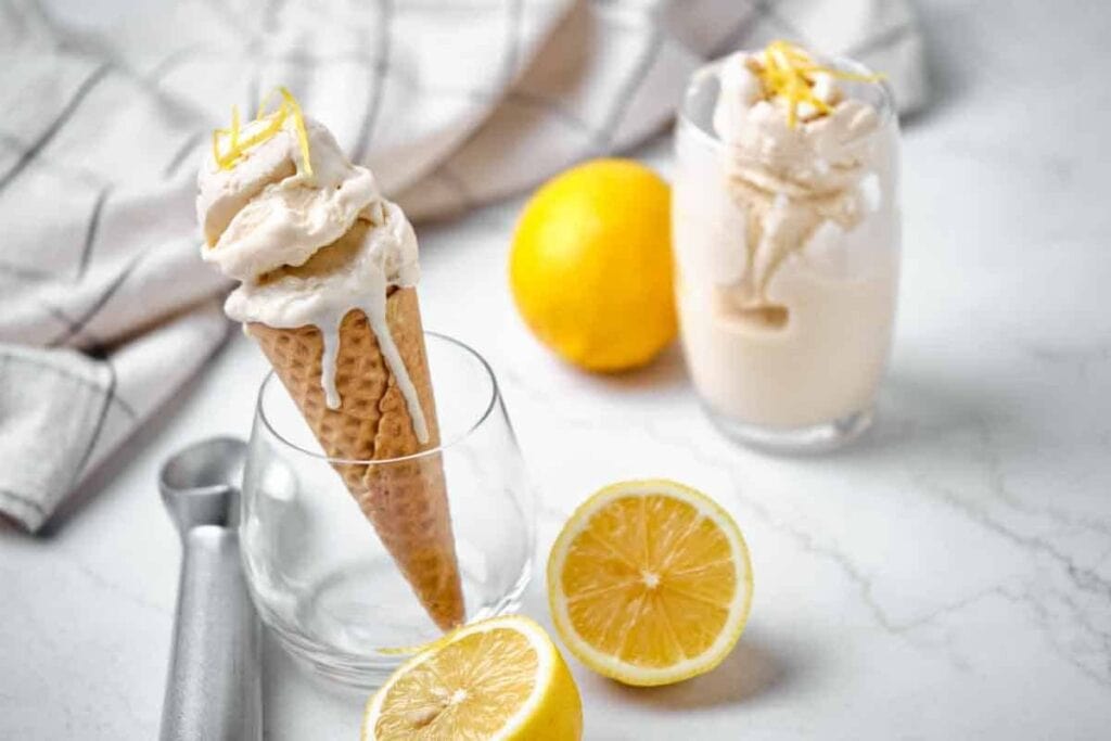 Easy Homemade Lemon Ice Cream by Coley Cooks