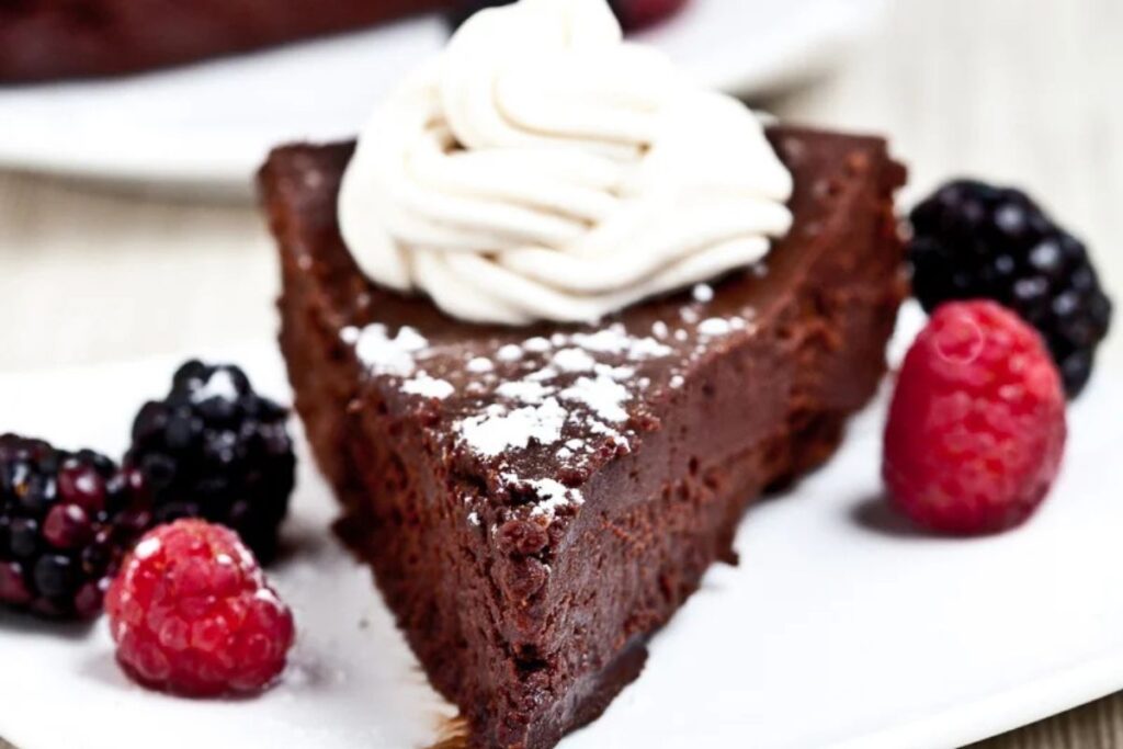 Flourless Chocolate Cake by Chew Out Loud