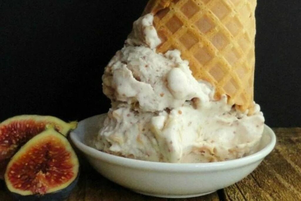 Fresh Fig Ice Cream by Wonky Wonderful