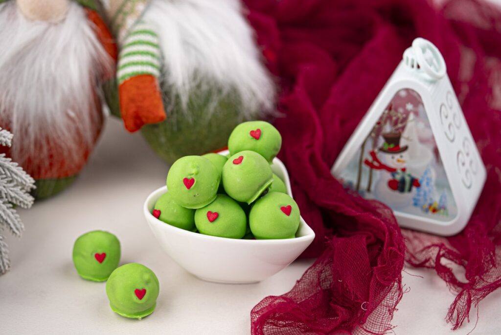 Grinch Truffle Balls