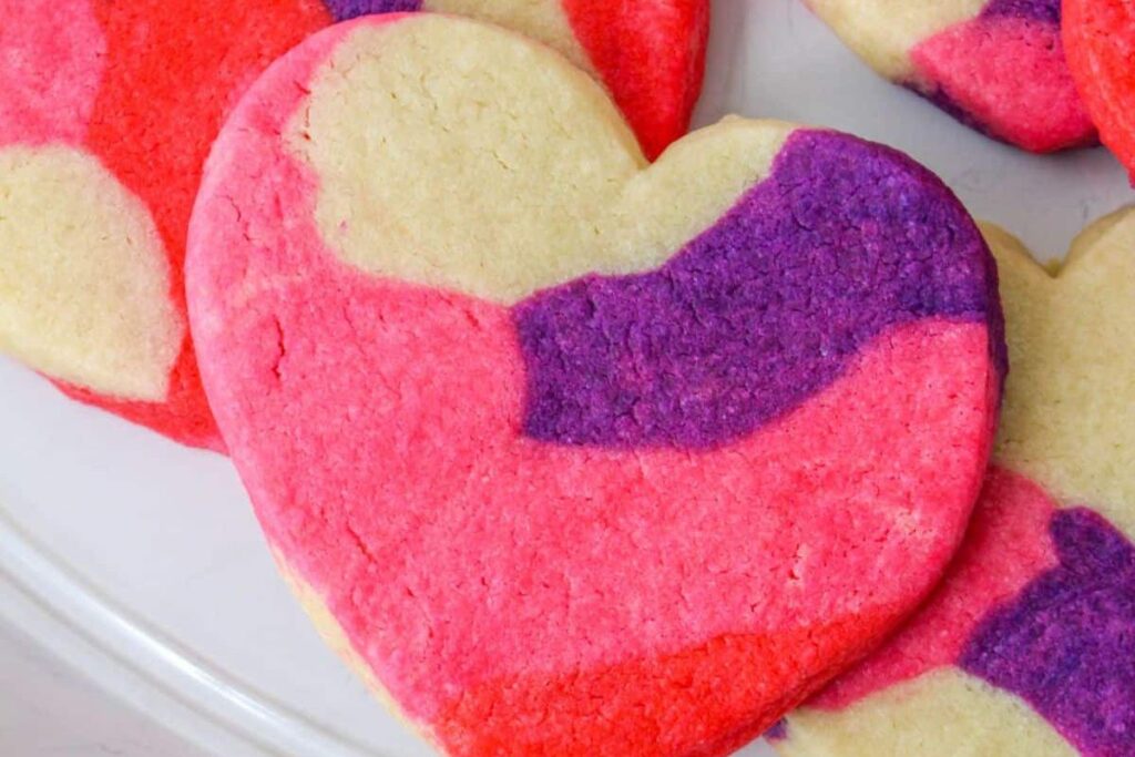 Marble Sugar Cookies by Mamas On A Budget