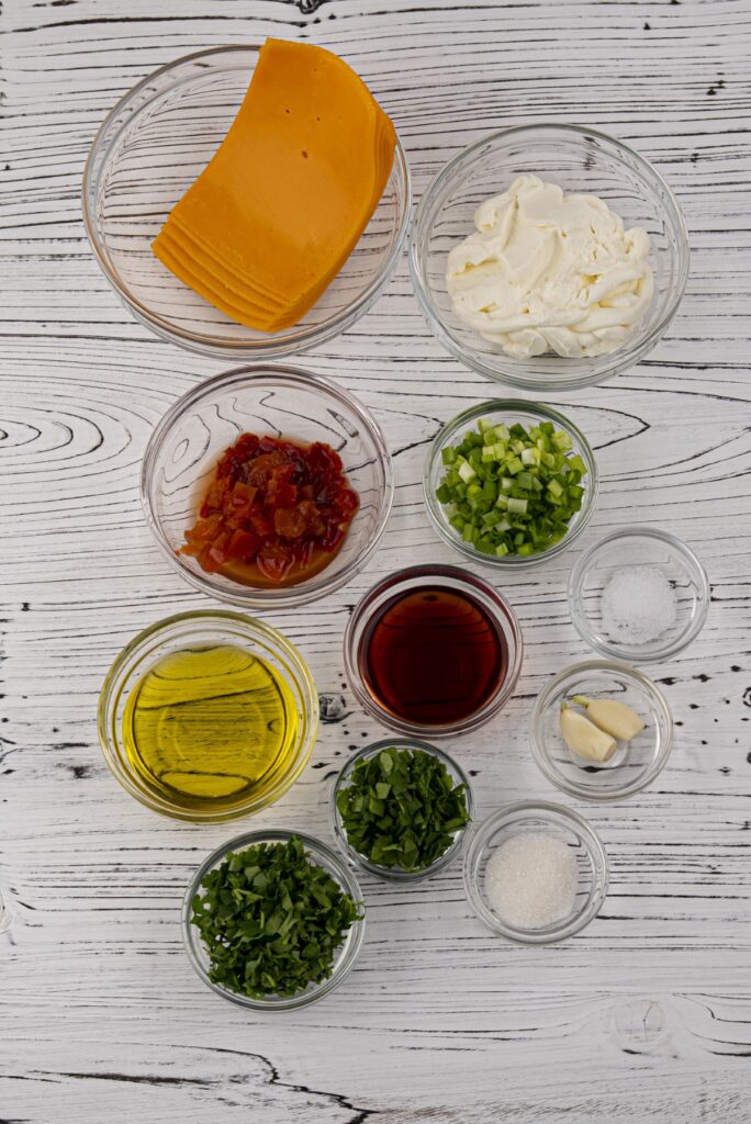 Marinated Cheese Appetizer ingredients