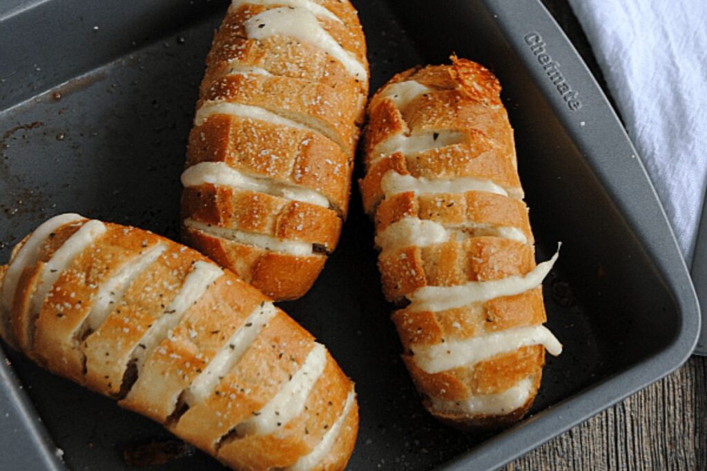 Mozzarella Stuffed Garlic Rolls by Shaken Together Life