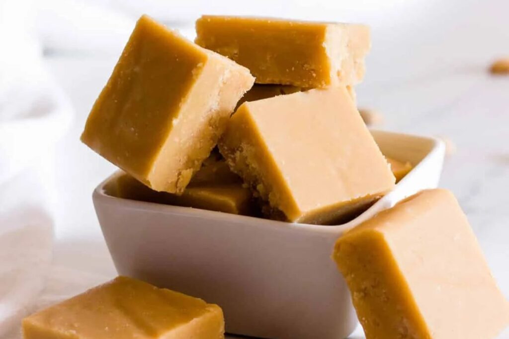 No Bake Peanut Butter Fudge by Pastry Wishes